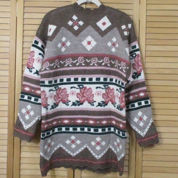 Village Fair Vintage Tunic Sweater Size S - Picture 4 of 6
